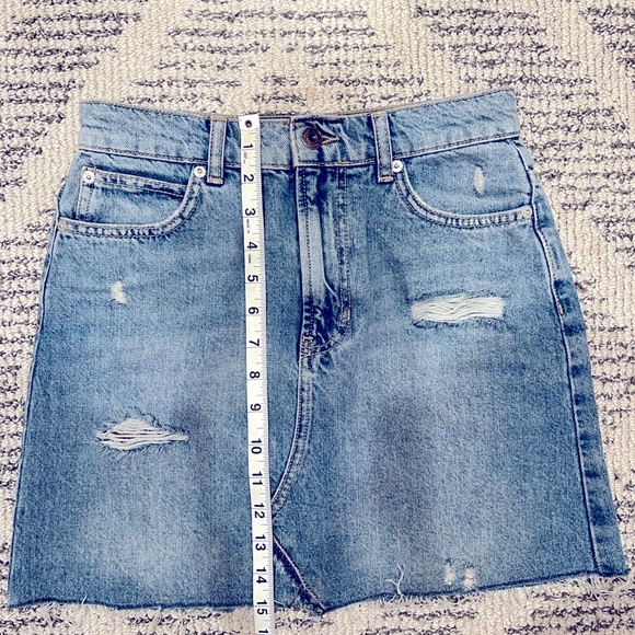 We The Free denim Mini Skirt - Picture 5 of 9